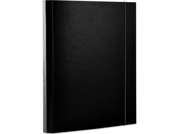 Office Products Folder with elastic, OFFICE PRODUCTS, PP, A4/30, 3-compartment, black