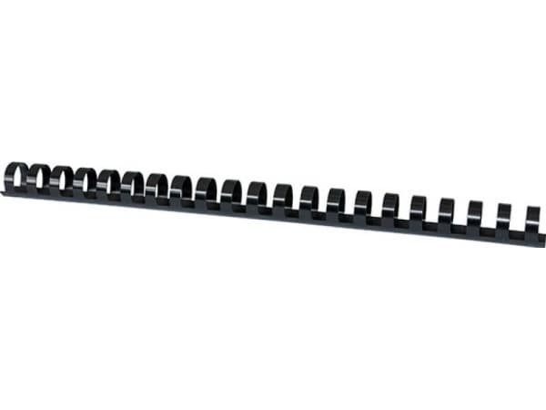 Kontorprodukter Grzbiety do bindowania KONTORPRODUKTER, A4, 16mm (145 kartek), 100 szt., sort