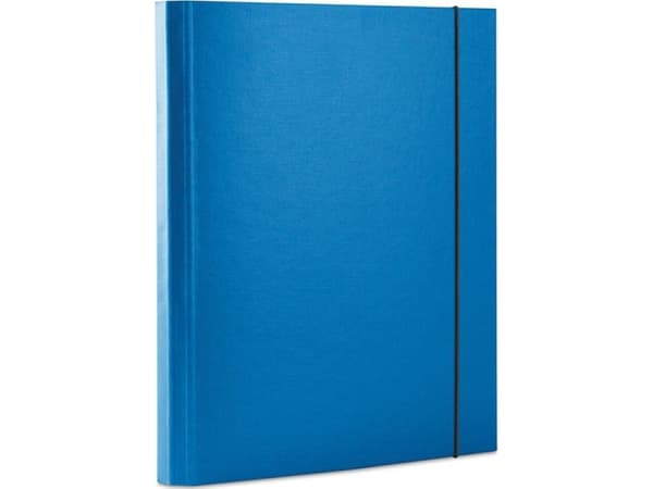 Office Products Folder with elastic, OFFICE PRODUCTS, PP, A4/30, 3-compartment, blue