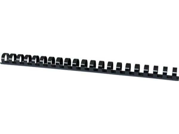 Office Products Grzbiety do bindowania OFFICE PRODUCTS, A4, 19mm (165 kartek), 100 szt., sort