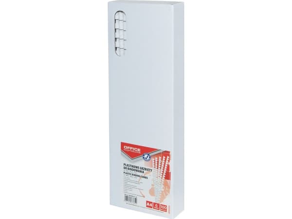 OFFICE PRODUCTS BINDNINGSBLAD, A4, 6MM (25 KORT), 100-PACK, VIT 20240615-14