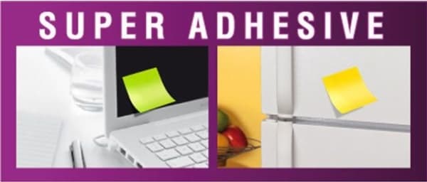 Post-it Super Sticky gule puter, kube 76x76 mm, 350 ark (3M0507)