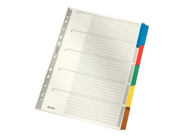 Leitz - Jakajat - 5-osaiset - A4 - välilehdillä (5 kpl)