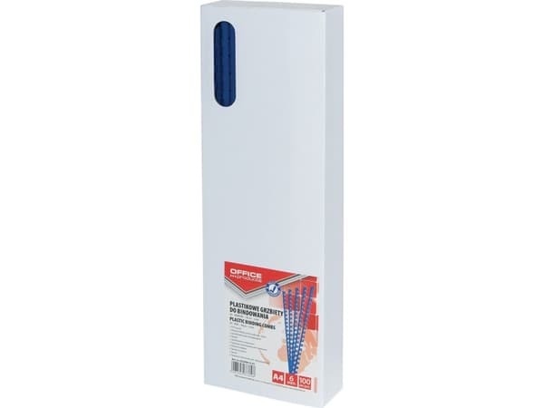 Kontorprodukter KONTORPRODUKTER INNBINDINGSSIDER, A4, 6MM (25 ark), 100 STK, BLÅ 20240615-01