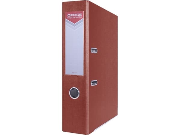 Segregator Office Products Officer dźwigniowy A4 75mm bordowy (PBSX0768)
