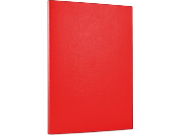 Kontorsprodukter OFFICE PRODUCTS Kardborremapp, PP, A4/1,5 cm, 3 flikar, röd