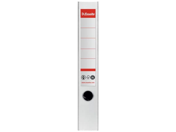 Esselte - Spakbågesfil - ryggbredd: 50 mm - för A4 (210 x 297 mm) - kapacitet: 350 ark - vit