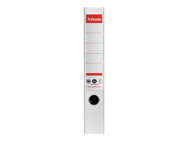 Esselte - Spakbågesfil - ryggbredd: 50 mm - för A4 (210 x 297 mm) - kapacitet: 350 ark - vit