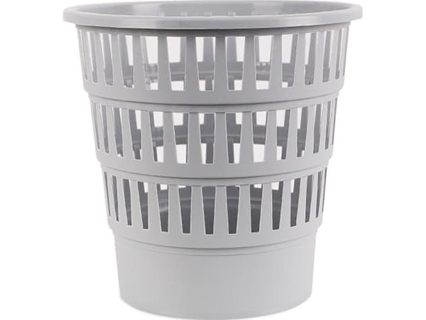Kontorprodukter avfallsbeholder grå (19053621-10)