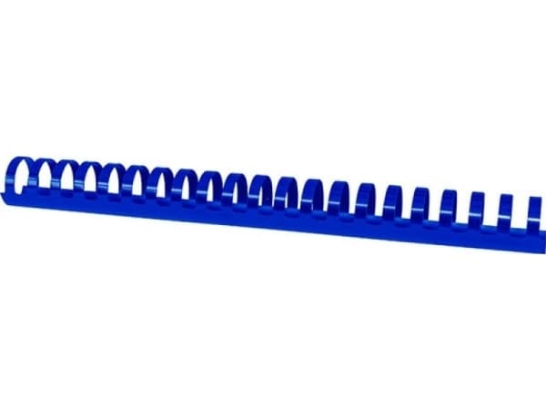 Kontorprodukter KONTORPRODUKTER innbindingskammer, A4, 28,5 mm (270 ark), 50 stk., blå
