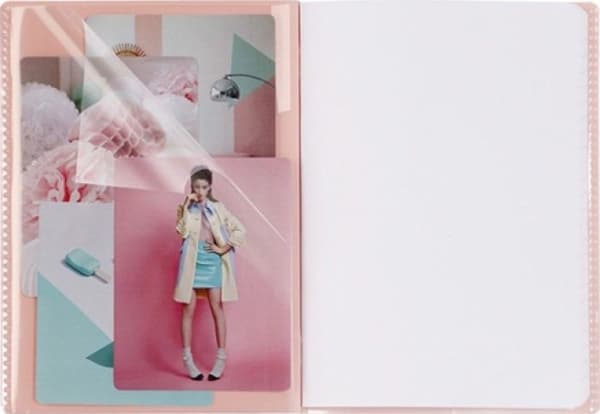 Clairefontaine CLAIREFONTAINE Blush notatbok, A5, foret, 48 ark, 14,8x21 cm, mint-rosa