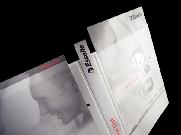 Leitz Standard - Presentationsringpärm - ryggbredd: 44 mm - för A4 Maxi - kapacitet: 250 ark - vit