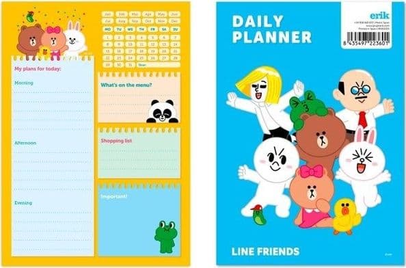 Line Friends LINE FRIENDS - Yleinen päiväjärjestysohjelma