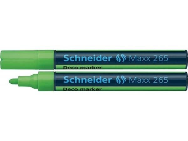 Schneider SCHNEIDER Maxx 265 Deco chalk marker, round, 2-3mm, hanger, light green