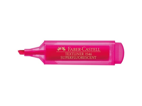 Faber-Castell TEXTLINER 1546, 1 stykker, Rosa, Meisel / Fin tupp, Rosa, Polypropylen (PP), 1 mm