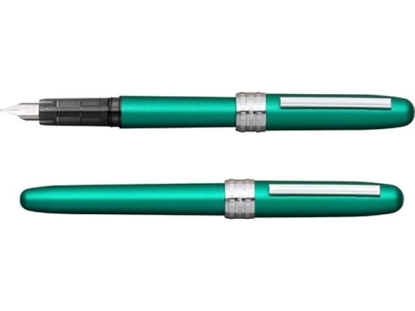 Platinum reservoarpenna Platinum Plaisir Teal Green, M, matt grön