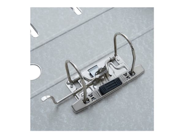 Esselte ESSENTIALS - Spakbågesfil - ryggbredd: 75 mm - för A4 - kapacitet: 480 ark - lila
