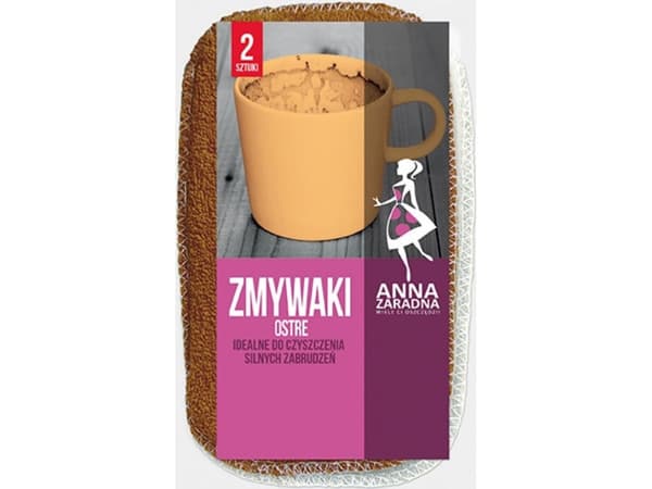 ANNA ZARADNA Sharp scourers - for tough dirt 1op.-2pcs