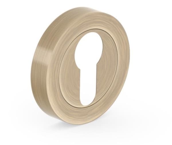 Metal-Bud Cylinder Escutcheon Brass