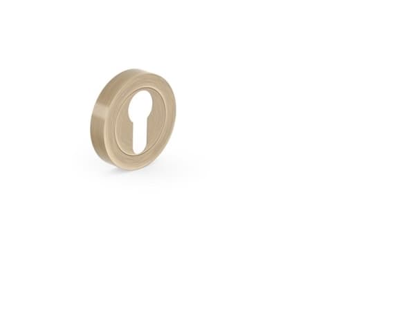 Metal-Bud Cylinder Escutcheon Brass