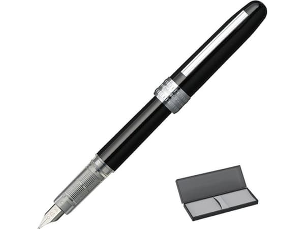Platinum reservoarpenna Platinum Plaisir Svart, F, sort