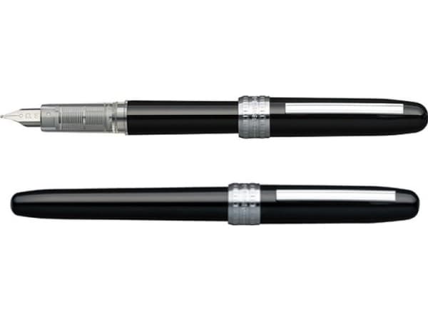 Platinum reservoarpenna Platinum Plaisir Svart, F, sort