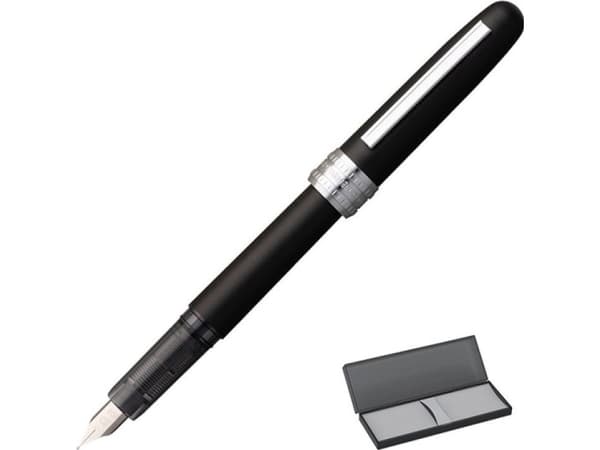 Platinum Pióro wieczne Plaisir Black, svart