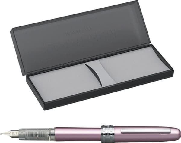 Platinum Plaisir rosa reservoarpenna, F, rosa