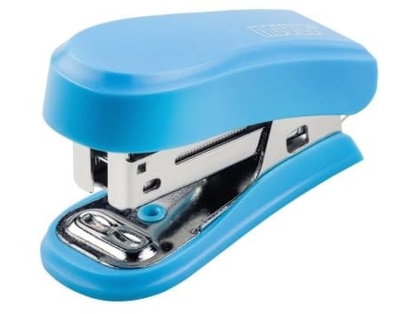 Novus MINI, 12 ark, Blå, 24/6, 26/6, Metall, Plast, 80 g/m ^, 2 cm