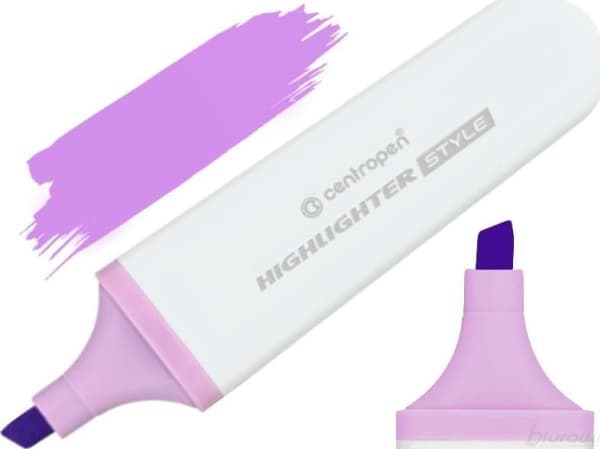 Centropen HIGHLIGHTER CENTROPEN HIGHLITER STIL MYK 6252 LILLA PASTELL