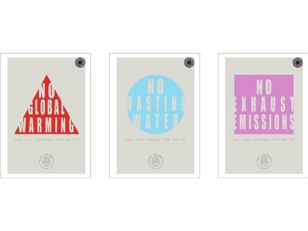 Notebook A4/80K grid Earth 3 (5 pcs)