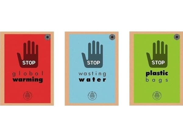 Notebook A4/80K grid Earth (5 pcs)