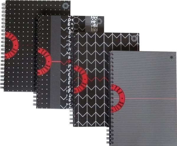 The Promised Land Brulion A4/120K rutenett Red Line (5 stk)