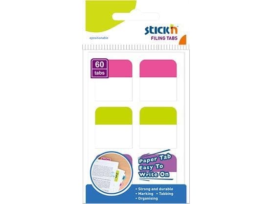 Stickn BOOKMARKS INDEXING AND STICK "N 25X28MM 3 COLORS