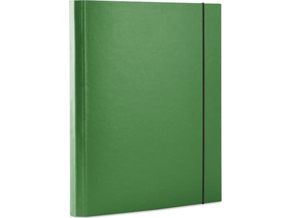 Office Products Folder with elastic PP, A4/30, 3 compartments, green
