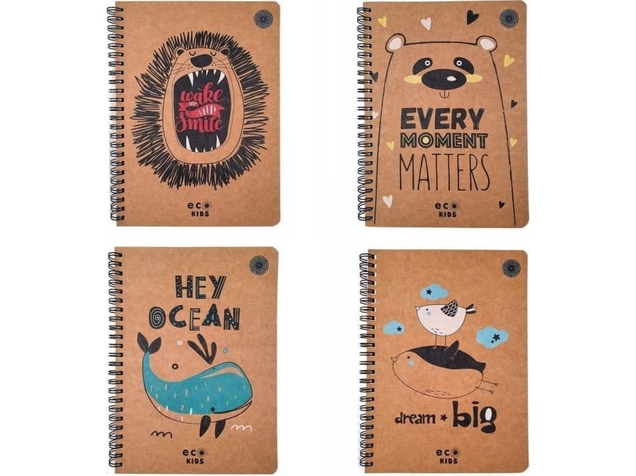 Notebook A5/80K kratka Eko kids (10 pcs)