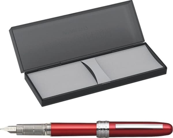 Platinum reservoarpenna Plaisir Red, F, röd