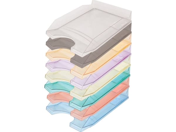 Office Products Szufladka na biurko OFFICE PRODUCTS, polistyren/PP, A4, transparentna fioletowa
