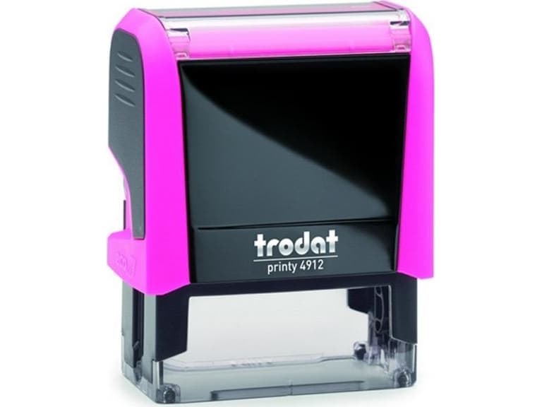 Trodat TRODATATAT 4912 47X18MM NEON PINK 70761