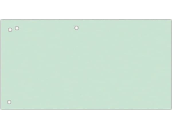 Kontorprodukter KONTORPRODUKTER skillevegger, papp, 1/3 A4, 240x105mm, 100 stk, grønn