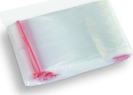 Stella String bags, STELLA, 70x110 mm, 100 pcs, transparent