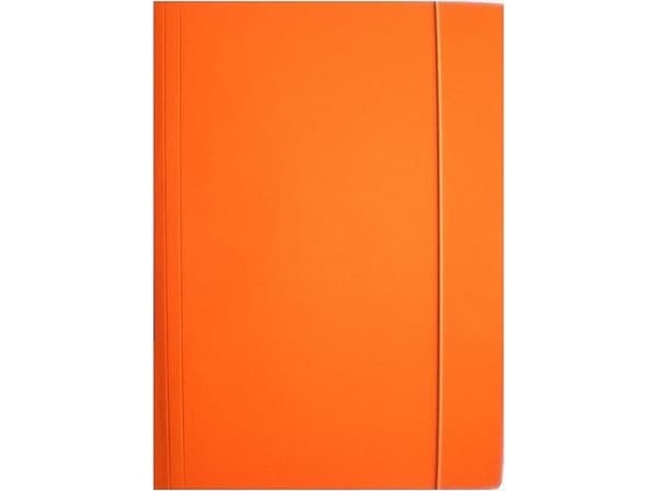 Promised Land A4 mappe med strikk, skinnende oransje