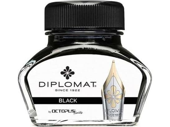 Diplomat Diplo Octopus blekk 30 ml glass svart sepia