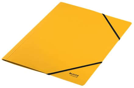 Elastisk mappe Leitz Recycle A4 papp gul - (10 stk.)