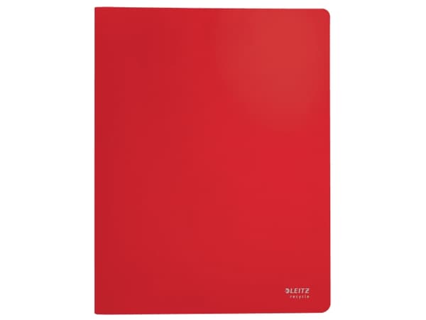 Leitz Recycle - Visningsbok - 20 utrymmen - 40 fickor - ryggbredd: 16 mm - för A4 (210 x 297 mm) - kapacitet: 40 ark - röd