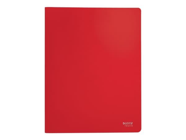 Leitz Recycle - Displaybok - for A4 (210 x 297 mm) - kapasitet: 80 ark - rød