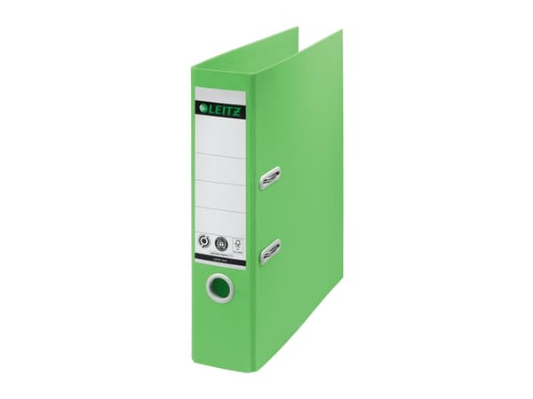 Leitz 180° - Spakbågesfil - ryggbredd: 80 mm - för A4 (210 x 297 mm) - kapacitet: 600 ark - grön