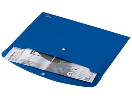 Leitz Recycle - Dokumentmappe - for A4 (210 x 297 mm) - kapasitet: 60 ark - blå