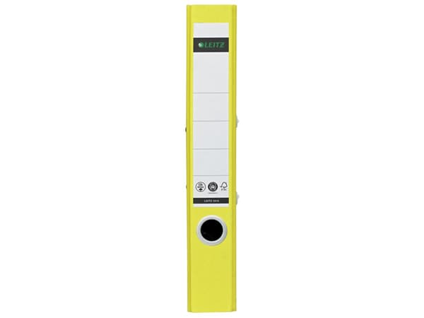 Leitz 180° Recycle - Spakbågesfil - ryggbredd: 55 mm - för A4 (210 x 297 mm) - kapacitet: 350 ark - gul