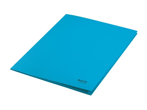 Leitz Recycle - 3-fliksmappe - for A4 (210 x 297 mm) - kapasitet: 250 ark - blå